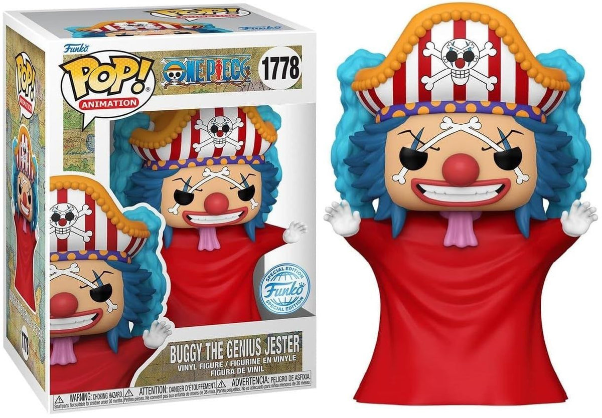 Merchandising One Piece: Funko Pop! Animation - Buggy The Genius Jester (Vinyl Figure 1778)