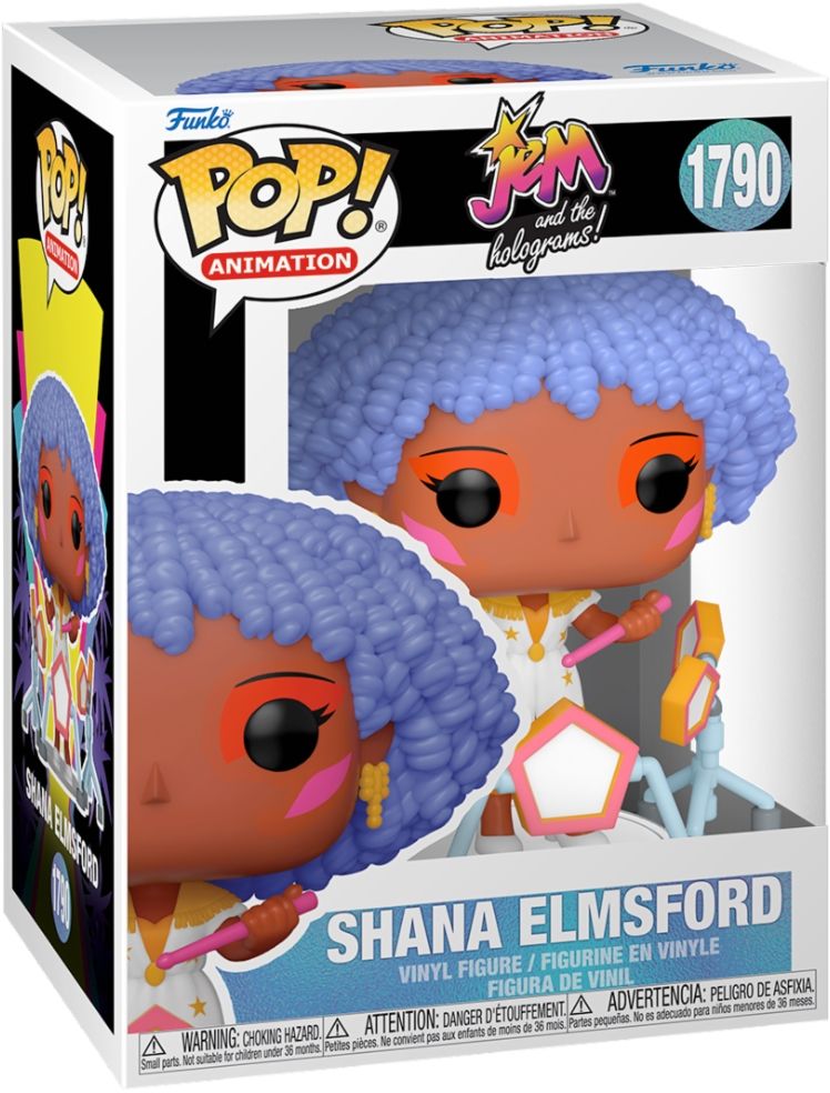 Merchandising Jem And The Holograms: Funko Pop! Animation - Shana Elmsford (Vinyl Figure 1790)