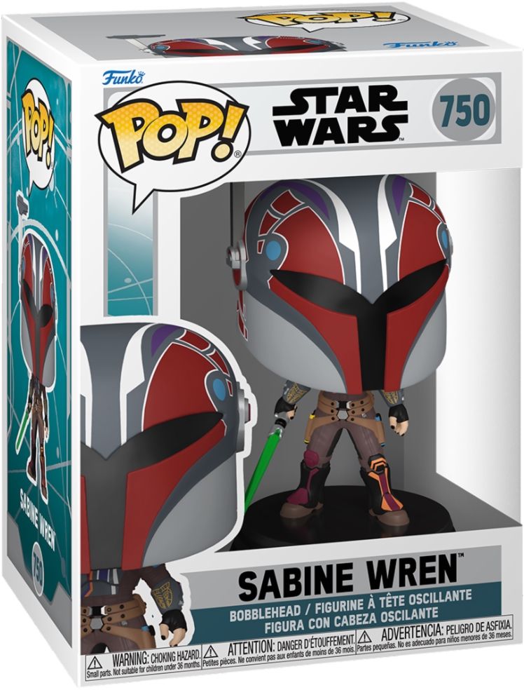 Merchandising Star Wars: Funko Pop! - Ahsoka - Sabine Wren (Vinyl Figure 750)