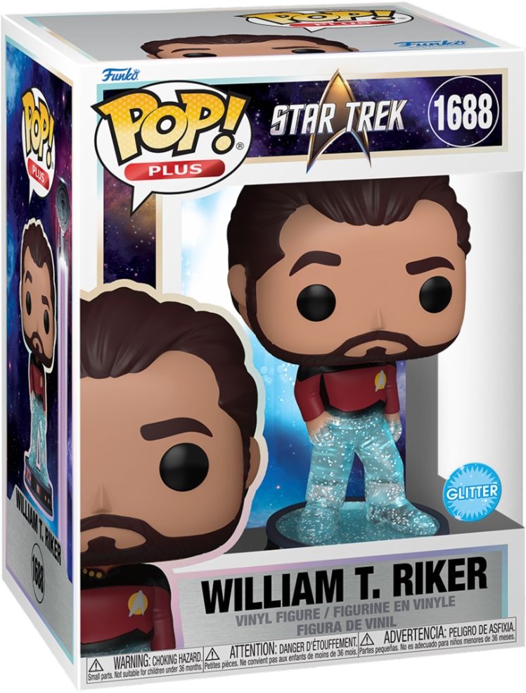 Merchandising Star Trek: Funko Pop! Plus - Transporter - Riker (Vinyl Figure 1688)