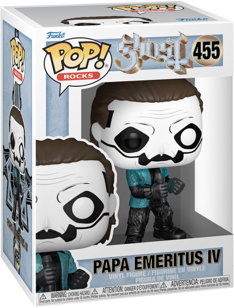 Merchandising Ghost: Funko Pop! Rocks - Papa Emeritus IV - Glam (Glitter) (Vinyl Figure 455)