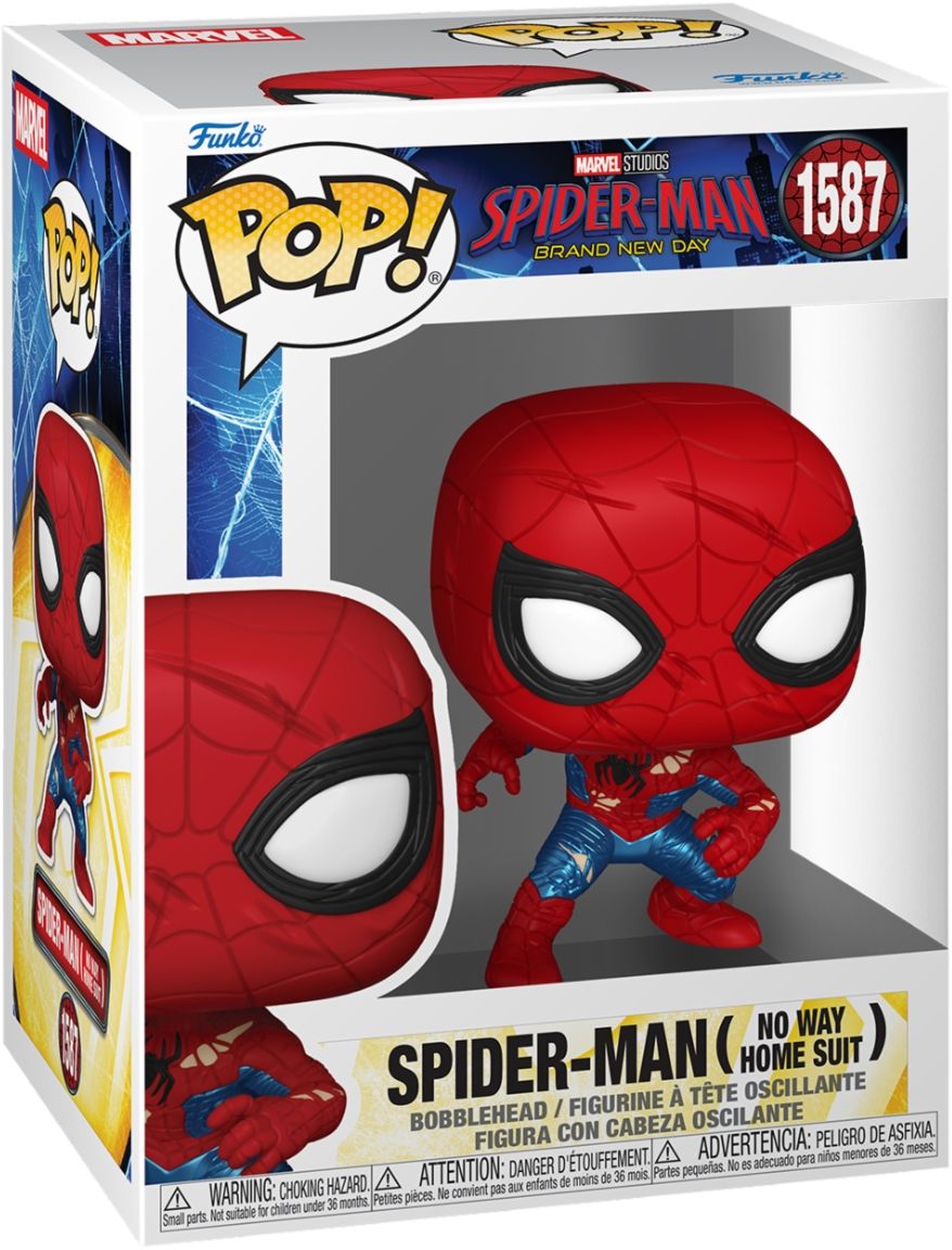 Merchandising Marvel: Funko Pop! - Spider-Man Brand New Day - Spider-Man (No Way Home Suit) (Vinyl Figure 1587)