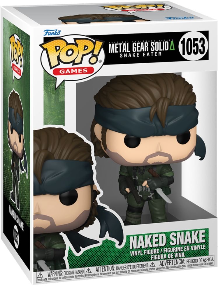 Merchandising Metal Gear: Funko Pop! Games - Naked Snake (Vinyl Figure 1053)