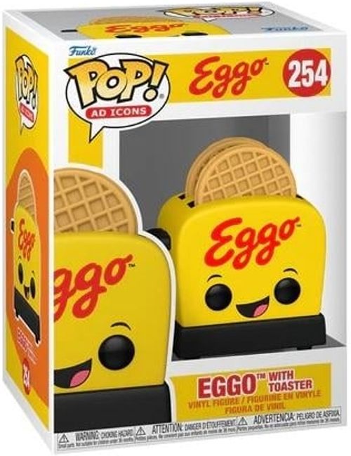 Merchandising Kelloggs: Funko Pop! Ad Icon - Eggo With Toaster (Vinyl Figure 254)