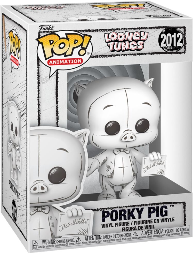 Merchandising Looney Tunes: Funko Pop! Animation - S6 - Porky Pig (Vinyl Figure 2012)