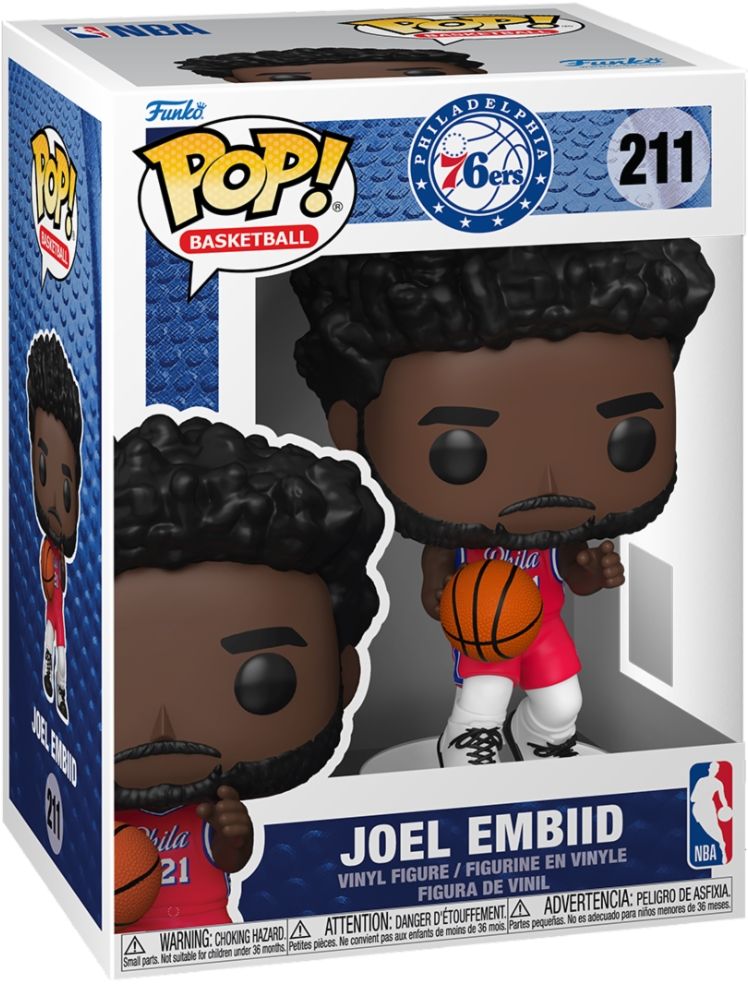 Merchandising Nba: Funko Pop! - 76Ers - Joel Embiid (Vinyl Figure 211)
