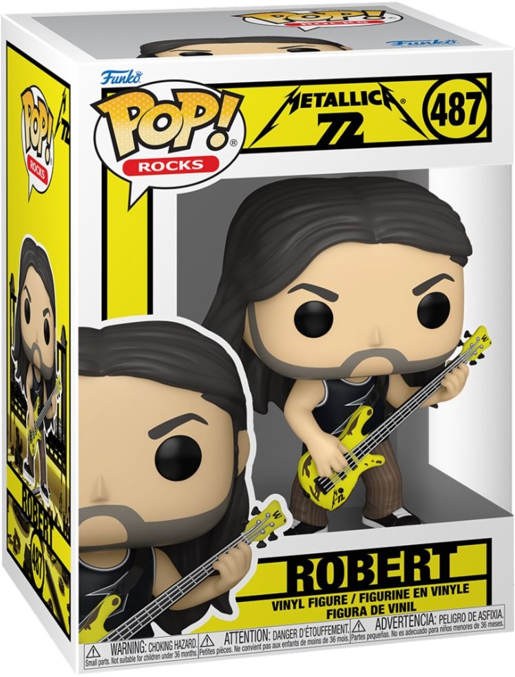 Merchandising Metallica: Funko Pop! Rocks - Robert (Vinyl Figure 487)