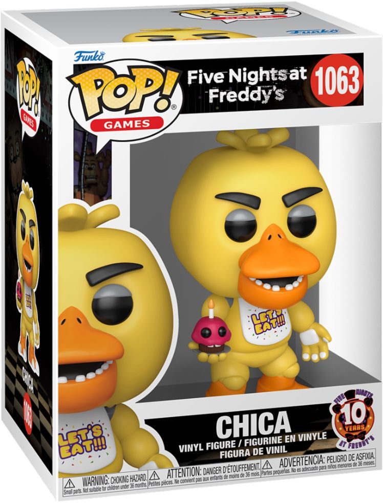 Merchandising Five Nights At Freddy'S: Funko Pop! Games - 10 Years - Chica (Vinyl Figure 1063)