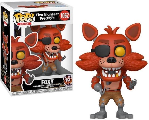 Merchandising Five Nights At Freddy'S: Funko Pop! Games - 10 Years - Foxy (Vinyl Figure 1062)