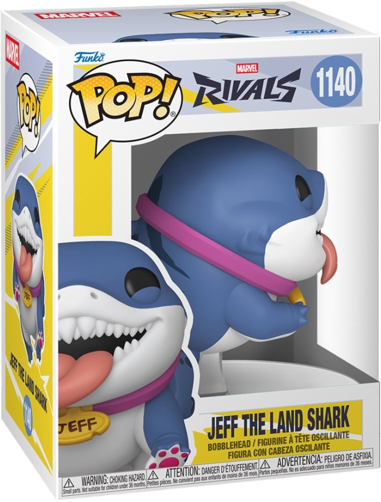 Merchandising Marvel: Funko Pop! - Rivals - Jeff The Land Shark (Vinyl Figure 1140)