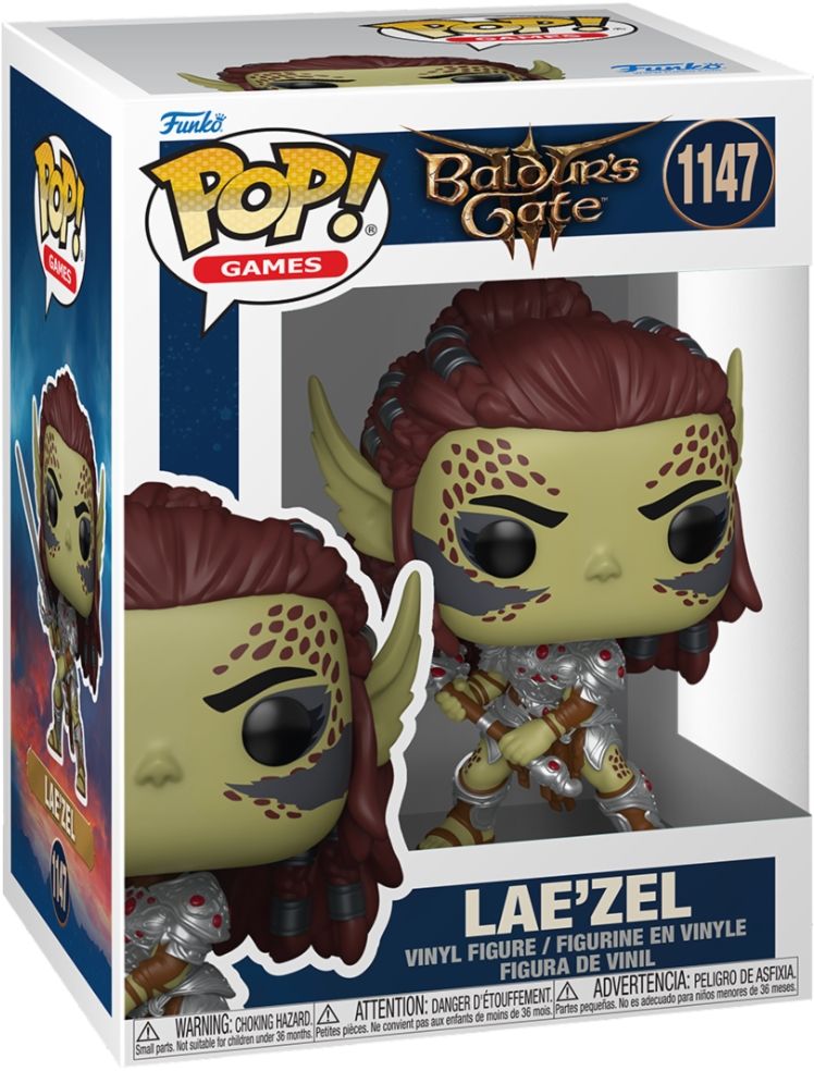 Merchandising Baldur's Gate 3: Funko Pop! Games - Lae'zel With Sword (Vinyl Figure 1147)