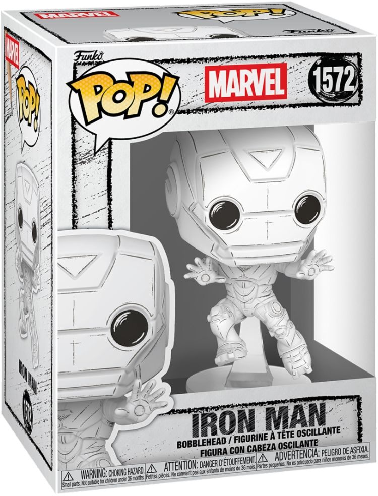 Merchandising Marvel: Funko Pop! - Sketched - Iron Man (Vinyl Figure 1572)