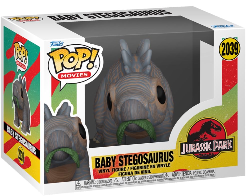 Merchandising Jurassic Park: Funko Pop! Movies - S3 - Baby Stegosaurus (Vinyl Figure 2039)