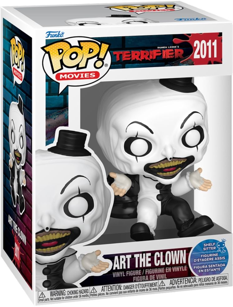 Merchandising Terrifier: Funko Pop! Movies - Art The Clown (Sit) (Vinyl Figure 2011)