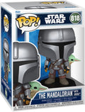 Merchandising Star Wars: Funko Pop! - M&G - Mandalorian With Grogu (Vinyl Figure 818)