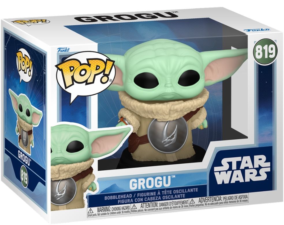 Merchandising Star Wars: Funko Pop! - M&G - Grogu (Vinyl Figure 819)