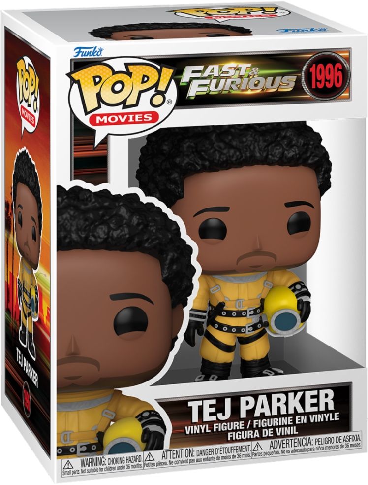 Merchandising Fast And Furious: Funko Pop! Movies - Tej Parker (Vinyl Figure 1996)
