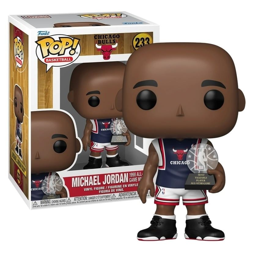 Merchandising Nba: Funko Pop! - Bulls - Michael Jordan (1998 Asg Mvp) (Vinyl Figure 233)