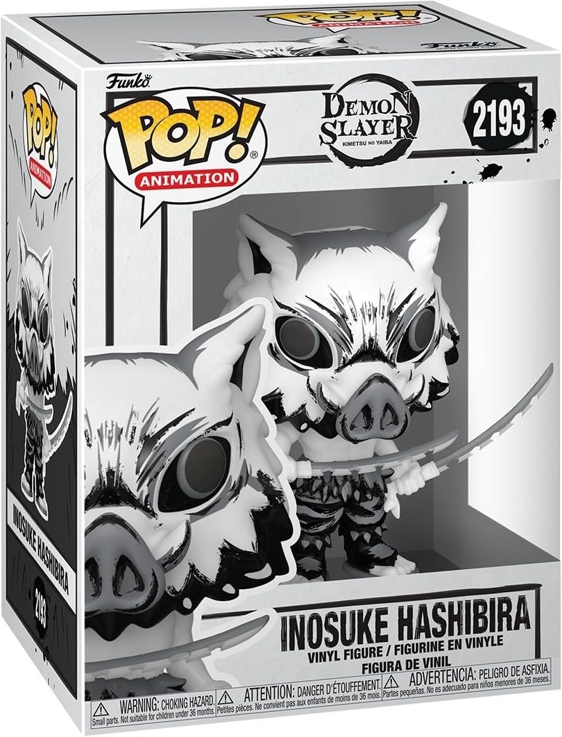 Merchandising Demon Slayer: Funko Pop! Animation - Inosuke (Sumi-Ink) (Vinyl Figure 2193)