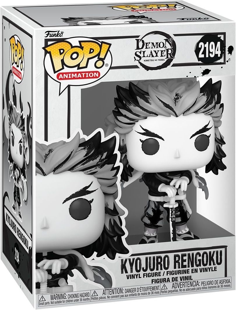 Merchandising Demon Slayer: Funko Pop! Animation - Rengoku (Sumi-Ink) (Vinyl Figure 2194)
