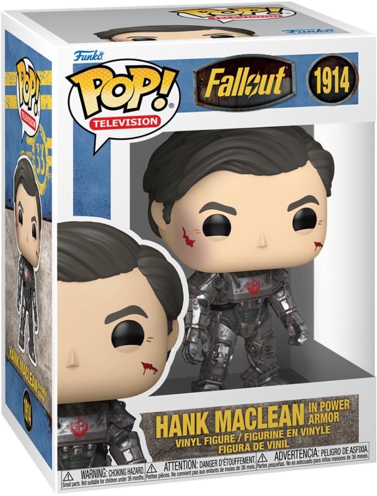 Merchandising Fallout: Funko Pop! Television - S2 - Hank MacLean In Power Armor (Vinyl Figure 1914)