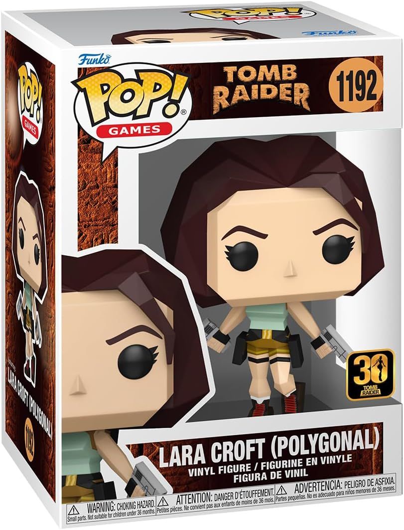 Merchandising Tomb Raider: Funko Pop! Games - Lara Croft (Polygon) (Vinyl Figure 1192)