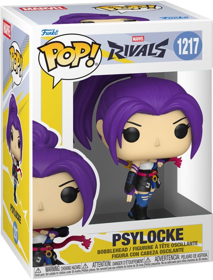 Merchandising Marvel: Funko Pop! Games - Rivals - Psylocke (Vinyl Figure 1217)