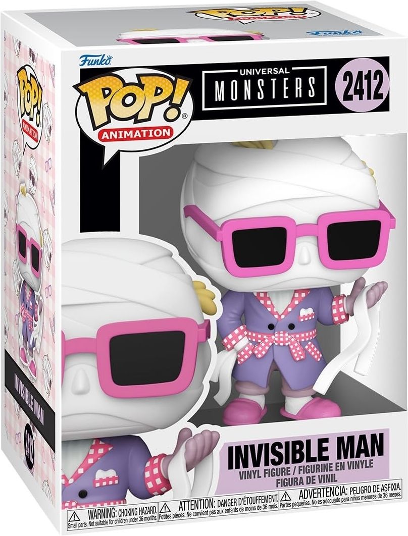 Merchandising Universal Monsters: Funko Pop! Animation - S6 - Invisible Man (Vinyl Figure 2412)
