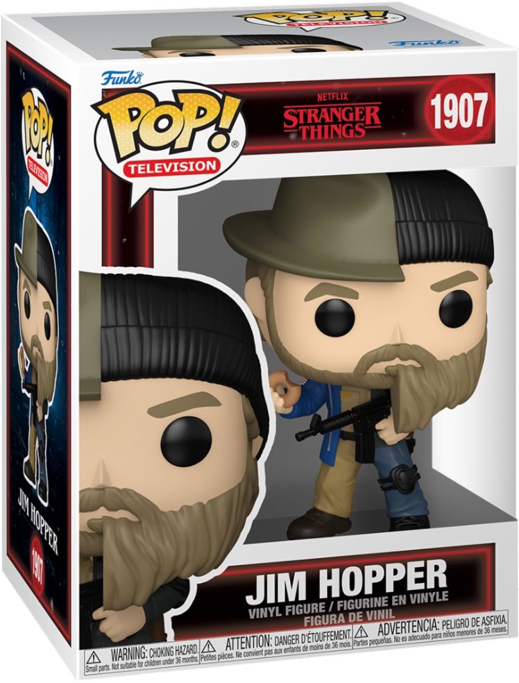 Merchandising Stranger Things: Funko Pop! Television - Jim Hopper (Split) (Vinyl Figure 1907)