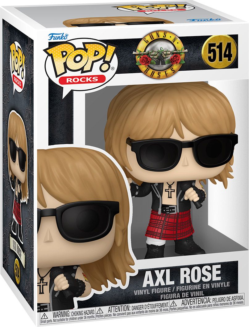 Merchandising Guns N' Roses: Funko Pop! Rocks - 3 - Axl Rose (Lald) (Vinyl Figure 514)