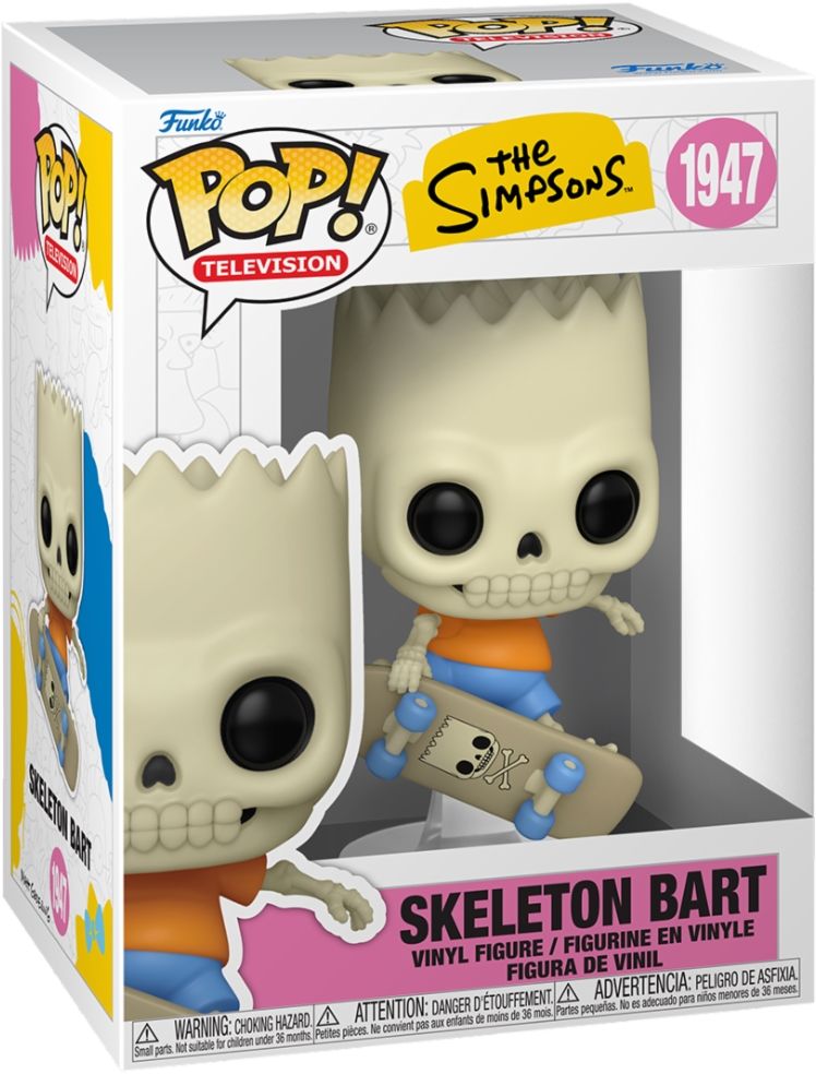 Merchandising Simpsons (The): Funko Pop! Animation - S23 - Skeleton Bart (Vinyl Figure 1947)