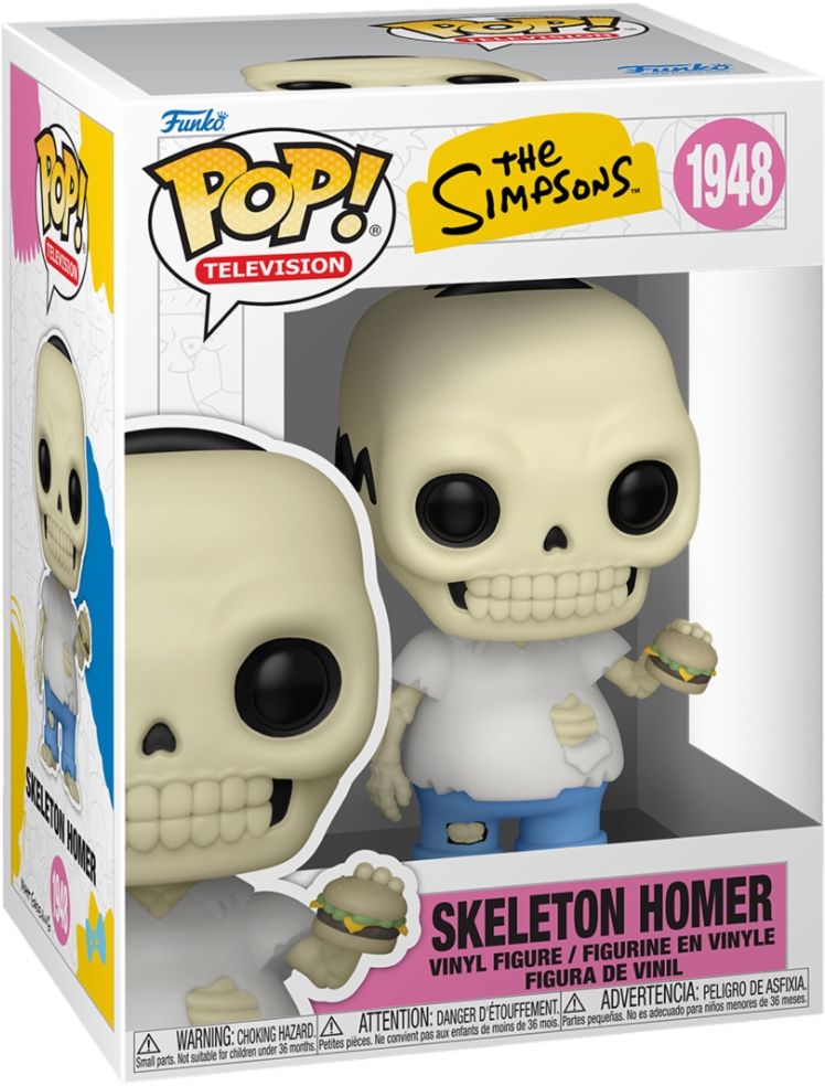 Merchandising Simpsons (The): Funko Pop! Animation - S23 - Skeleton Homer (Vinyl Figure 1948)