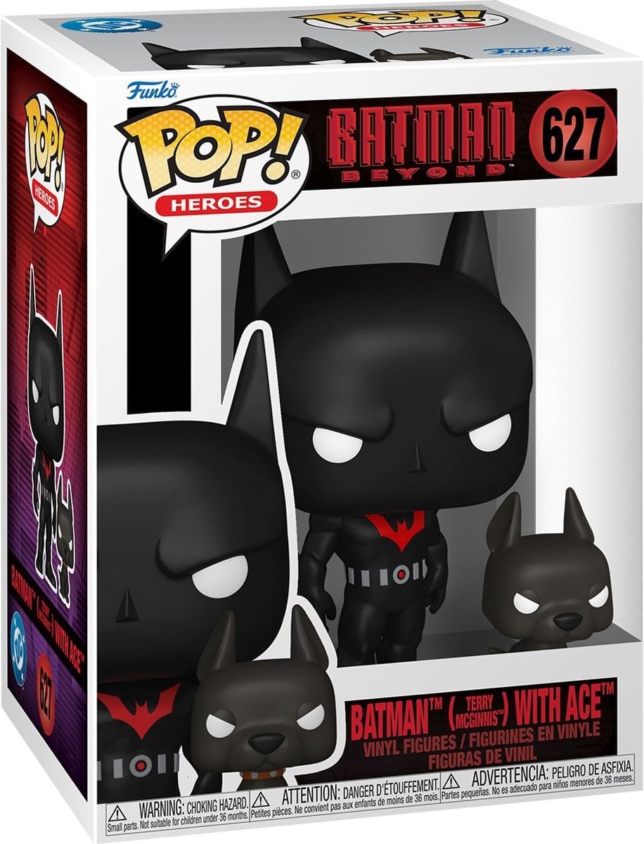 Merchandising Dc Comics: Funko Pop! Pop & Buddy - Batman Beyond - Return Of The Joker - Batman With Ace (Vinyl Figure 627)