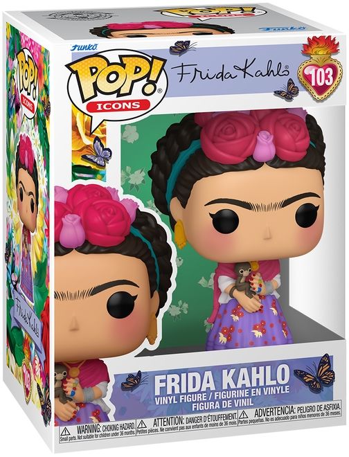 Merchandising Frida Kahlo: Funko Pop! Icons - Frida (Vinyl Figure 103)