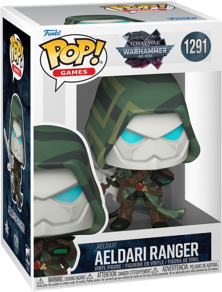 Merchandising Warhammer: Funko Pop! Games - Aeldari Ranger (Vinyl Figure 1291)