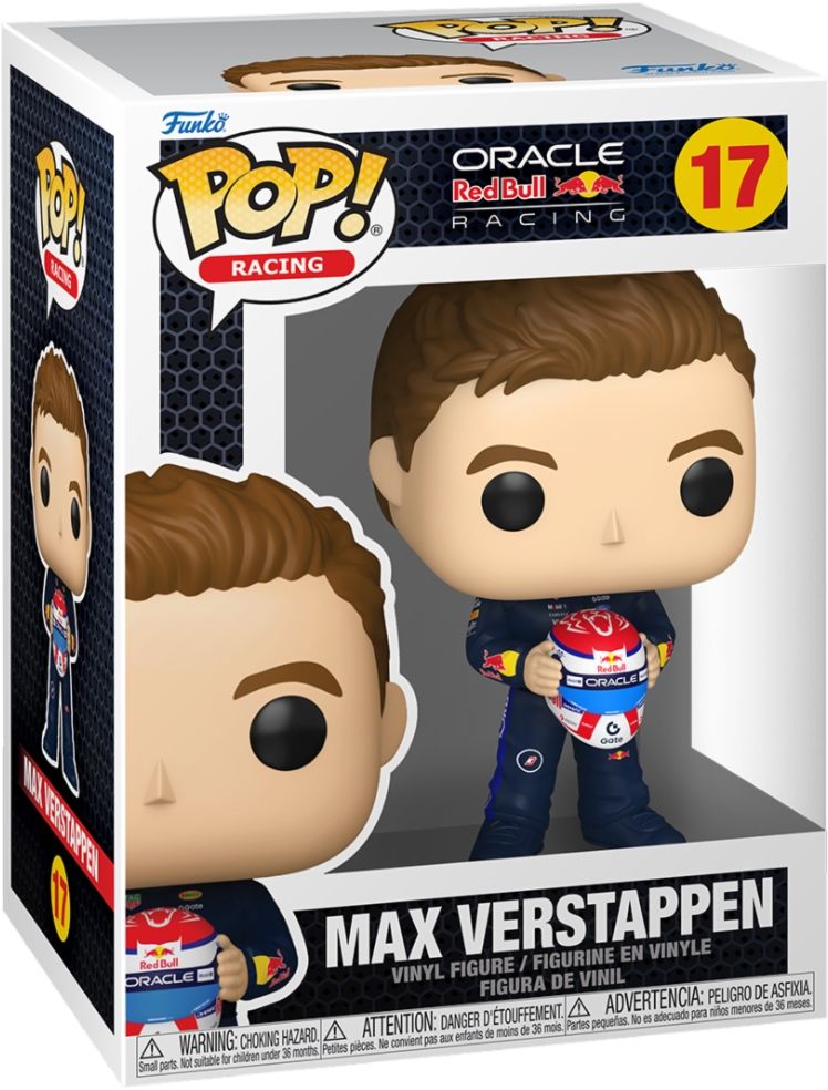Merchandising Red Bull: Funko Pop! Racing - Verstappen (Holding Helmet)l (Vinyl Figure 17)