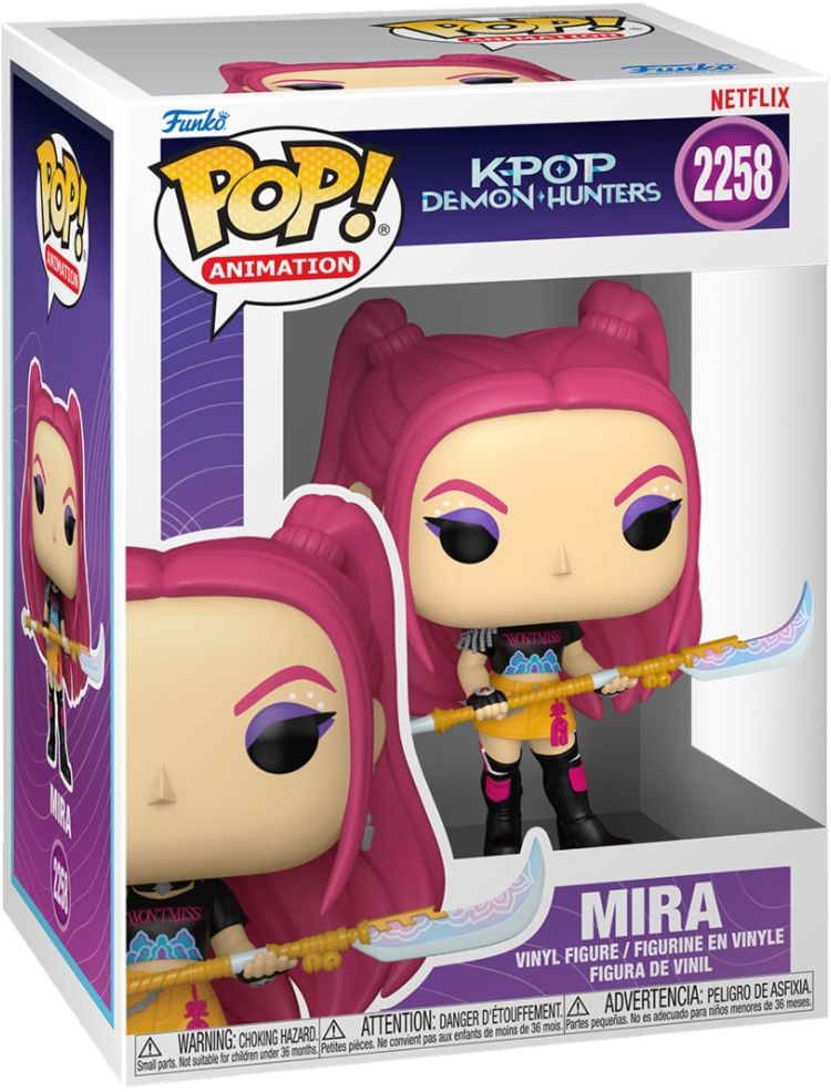 Merchandising K-Pop Demon Hunters: Funko Pop! Animation - Mira (Vinyl Figure 2258)