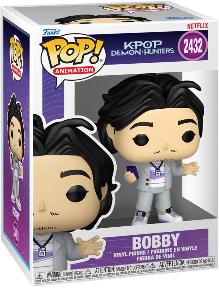 Merchandising K-Pop Demon Hunters: Funko Pop! Animation - Bobby (Vinyl Figure 2432)