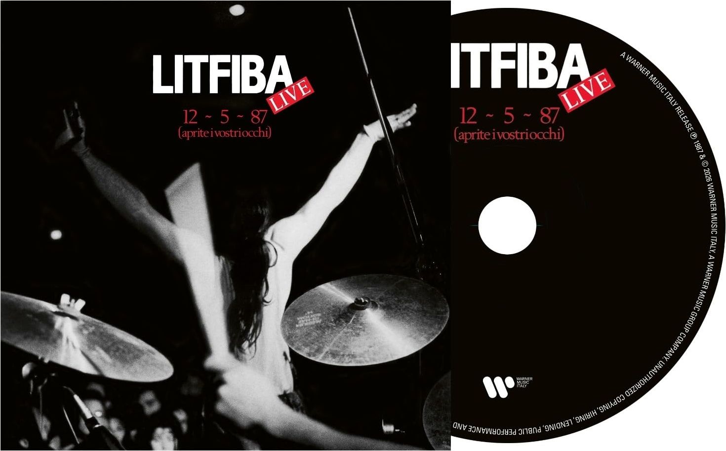Audio Cd Litfiba - 12/5/87 (Aprite I Vostri Occhi)