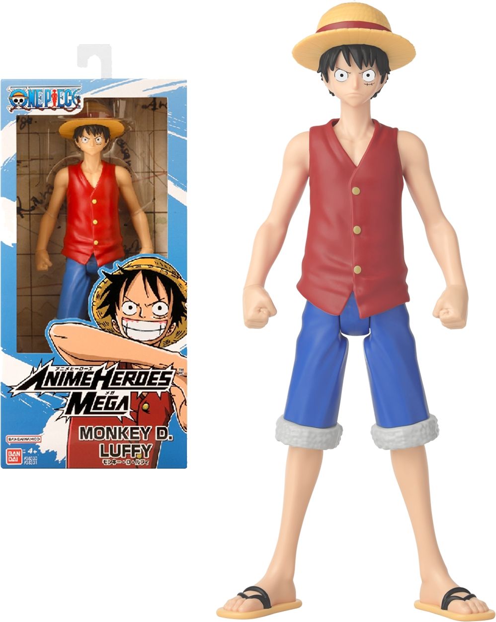 Merchandising One Piece: Bandai - Anitoy Anime Heroes - Personaggio 30Cm - Luffy