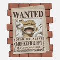 Merchandising One Piece: Plastoy - Affiche Wanted Luffy (Salvadanaio)