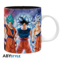 Merchandising Dragon Ball Super: ABYstyle - Goku Transformations (Mug 320 ml / Tazza)