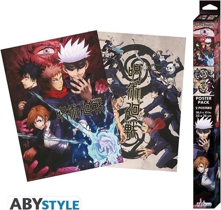 Merchandising Jujutsu Kaisen: ABYstyle - Group And Schools (Set 2 Chibi Posters 52X38)
