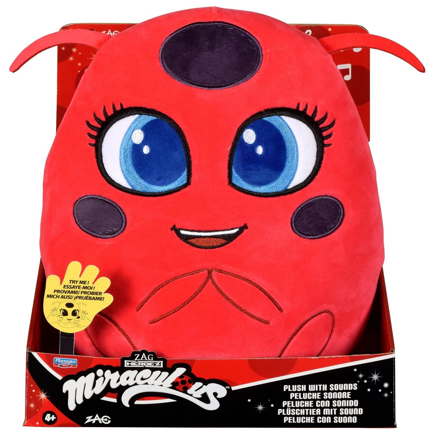 Merchandising Miraculous: Bandai - Mirtoy - Peluche C/Funzioni Tikki