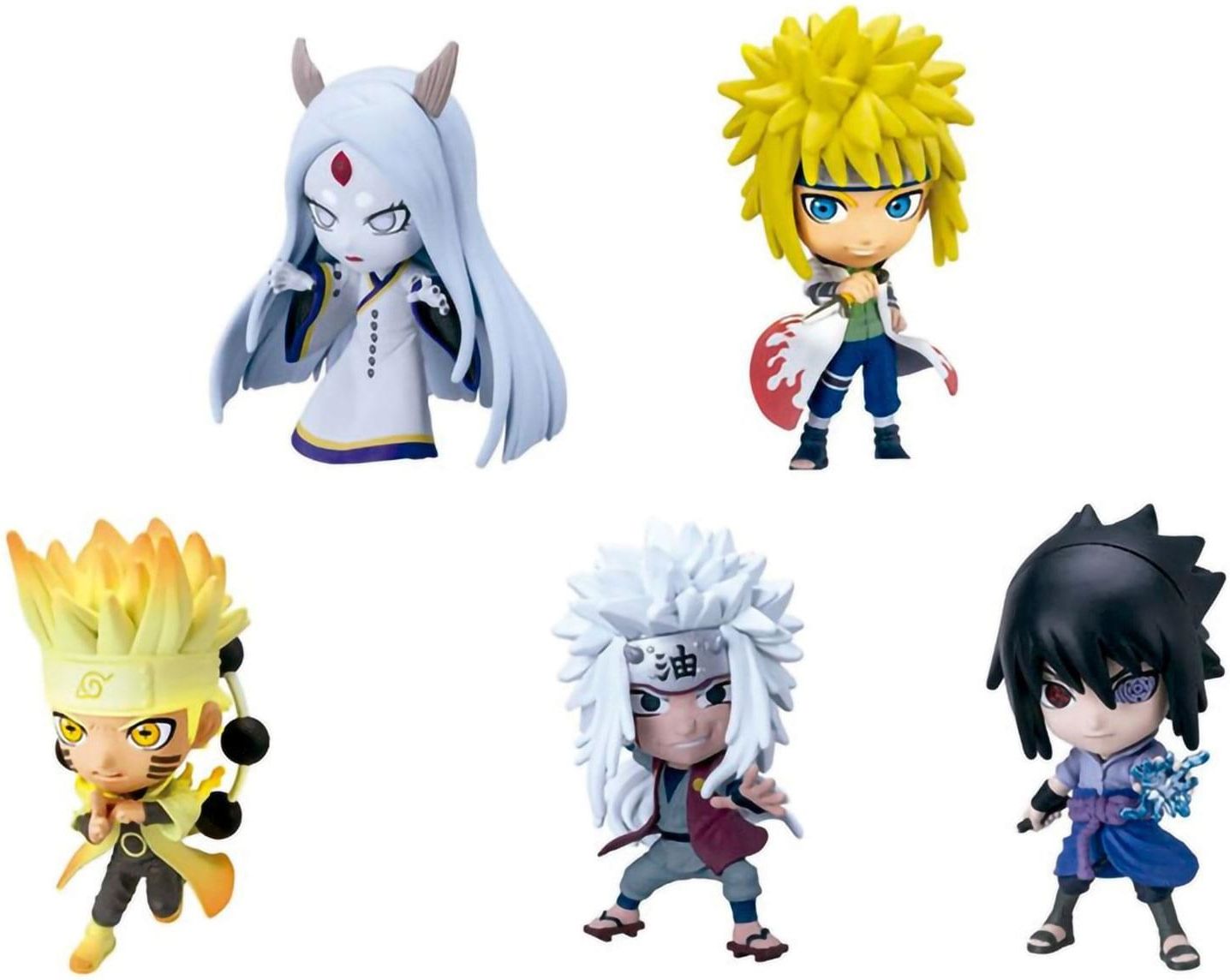 Merchandising Naruto: Bandai - Chibi Masters - Personaggio 8 Cm And Its Base (Assortimento)