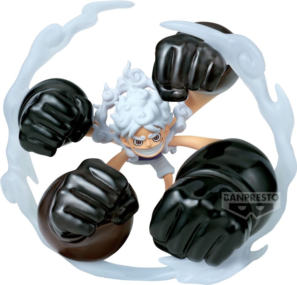 Merchandising One Piece: Banpresto - World Collectable Figure Special Monkey D.Luffy Gear5-Gum-Gum Dawn Gatling-