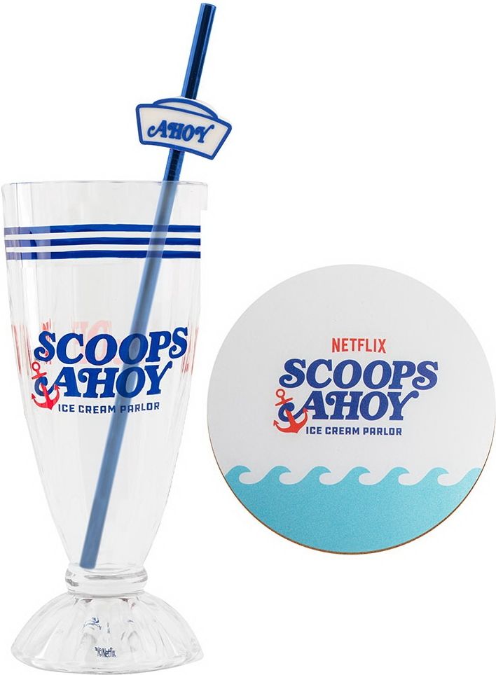 Merchandising Stranger Things: Cinereplicas - Scoops Ahoy (Bicchiere + Cannuccia)