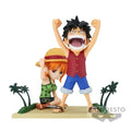 Merchandising One Piece: Banpresto - World Collectable Figure Log Stories - Monkey.D.Luffy & Nami-
