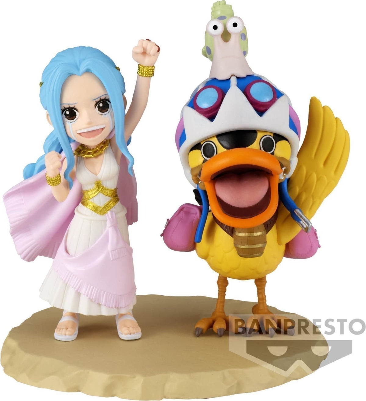 Merchandising One Piece: Banpresto - World Collectable Figure Log Stories-Nefeltari Vivi & Karoo