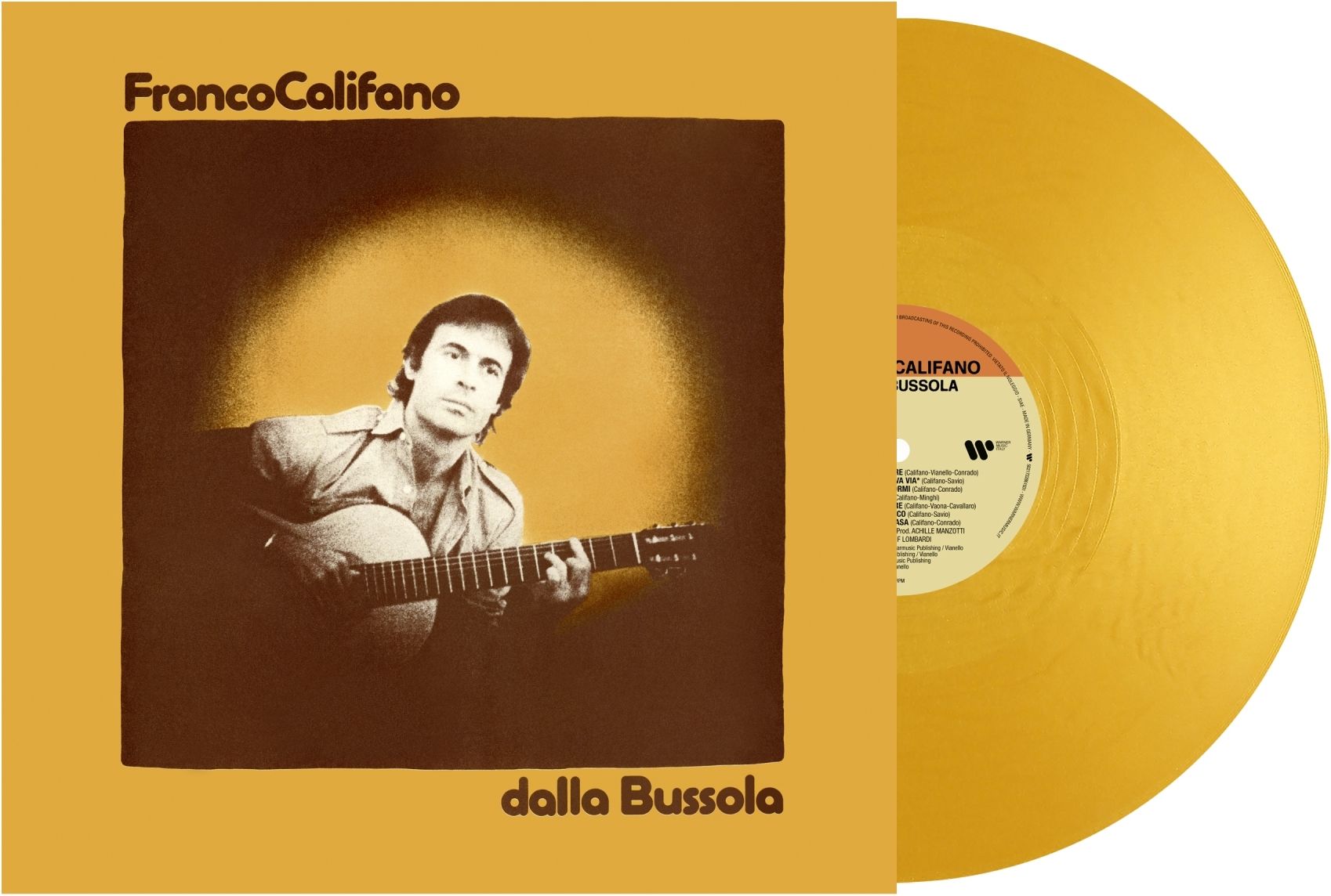 Vinile Franco Califano - Franco Califano Dalla Bussola (50Th Anniversary) (Gold/Red Vinyl)